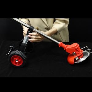 ล้อฝึกตัดหญ้า อุปกรณ์เสริมเครื่องตัดหญ้า เครื่องตัดหญ้าไร้สาย อะไหล่เครื่องตัดหญ้าอเนกประสงค์ ปรับได้ ติดตั้งและใช้งานง่าย.