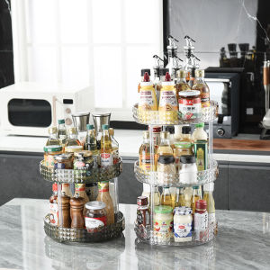 Rotating Multi-function Condiment Organizer Rack