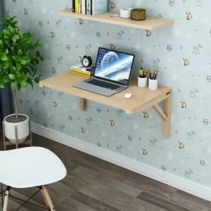 Wall mounted folding table wall mounted table folding storage rack kitchen foldable countertop bedside storage board table