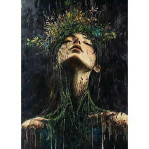 Jigsaw Puzzle for Adults 500/1000/1200/2000PCS Lilith Horned Goddess Artwork Paper Puzzle Home Wall Decoration Gift Idea