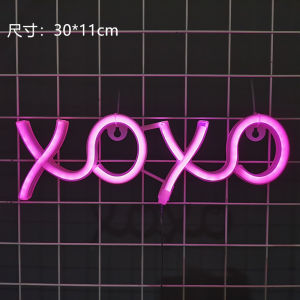 LED Neon Lights Game Decorative Lights Wire-Wrap Board Ambience Light E-Sports Room Wall Background Internet Celebrity Layout