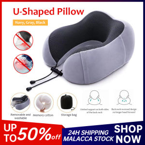 U Shaped Pillows Memory Foam Slow Rebound Travel Plane Sleep Pillows Cushion Cervical Nap Healthcare Neck Office Ergonomics Pillows