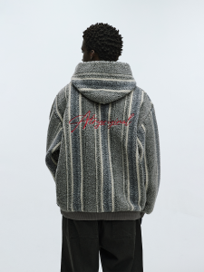 เสื้อฮู้ดผ้ากำมะหยี่ ATRY Logo Series ฤดูใบไม้ร่วง/ฤดูหนาว สไตล์อเมริกัน อบอุ่น คู่รัก เสื้อฮู้ดแบบสวมหัว ทรงหลวม โพลีเอสเตอร์ 100%