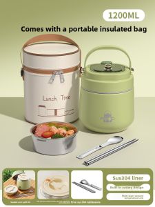 YOULUNMEI | Double Layer Insulated Lunch Box Stainless Steel