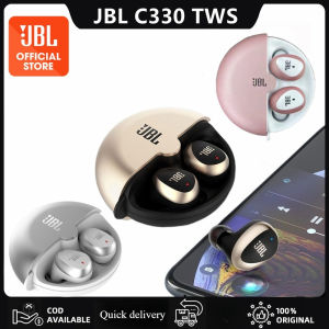 J & BL ของแท้จัดส่งภายใน24ชั่วโมง + Gratis Ongkir + รหัสหูฟังบลูทูธ C330TWS หูฟังเน้นเสียงเบสหูฟังสเตอริโอไร้สายพร้อมไมค์ใส