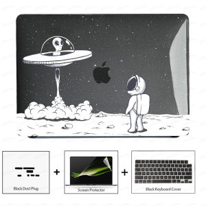 2025 Laptop Case for MacBook Air M3 15.3 M4 13 in Cover with Dust Plug & Screen Protector & Keyboard Cover 2022 Air M2 Pro 14