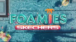 Skechers สเก็ตเชอร์ส รองเท้าแตะ ผู้หญิง วิธีการจัดส่ง Foamies Max Cushioning Aura Walking Sandals รุ่น 111126-WHT สำหรับมิตร คุณสมบัติของสมาร์ตและผู้หญิง