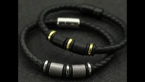Nam Da Thật Chính Hãng Da Từ Tính Vòng Tay Punk Trang Sức Vòng Charm Lắc Tay Cáp Brazalete Phụ Kiện Thời Trang Quà Tặng