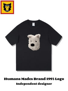 ผลิตจากมนุษย์! Pure ผ้าฝ้าย ฤดูร้อน พิมพ์ ลำลอง เสื้อยืดคอกลมแขนสั้นผู้ชาย หลวม Fit Couple Tee ฤดูร้อน เสื้อผ้าแฟชั่น