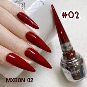MXBON สีทาเล็บ สีโทนแดง แดงไวน์ ของแท้100% ทำเล็บ