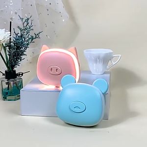 RK Cermin Rias Penghangat Tangan Keram Perut Haid LED 3 IN 1