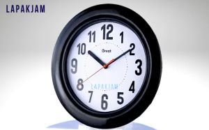 Jam Dinding Quartz Hiasan Kamar Minimalis Unik Besar Great 888 Pink Hijau Kuning Biru Putih Hitam Merah Lucu Step Movement