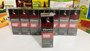 VITAMIN B12 5000 CHAI 60ML - THEKING ROOSTER - USA CHO GÀ