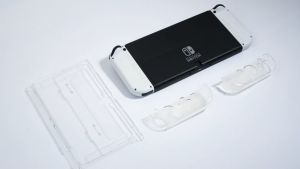 DOBE Crystal Case for Nintendo Switch OLED Clear PC + TPU Casing Switch OLED TNS 1133B TNS 1133C