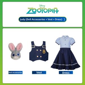 Ikali | Crazy Animal City Zootopia Judy Bunny Officer Costume Dress Up Set