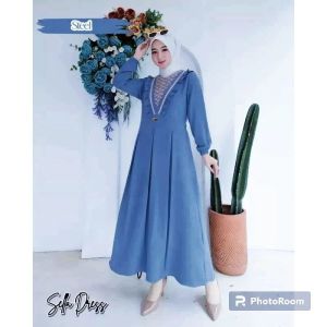 Sella gamis kringkel premium mix burkat mewah