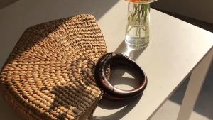 กระเป๋าสาน กระเป๋าผักตบชวา งานฝีมือ ปิคนิคสวยมาก ถูกและดีที่สุด ใส่ของได้เยอะ มี2ขนาด มีซิปและซับใน กระเป๋าถือ