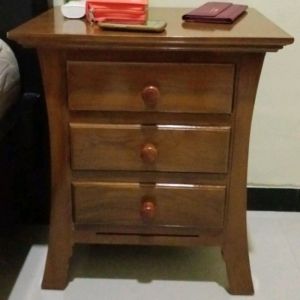 GRATIS ONGKIR JAWA&SE-JABODETABEK NAKAS MINIMALIS 3 LACI JATI UK 50*38*60