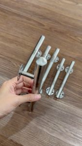 [ 1 cặp ] Tay nắm cửa cổng cửa tủ tay nắm rỗng inox cao cấp dài 12cm 15cm 20cm 25cm 30cm 40cm