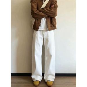 Quần Jeans Trắng Dáng Rộng Mùa Hè
