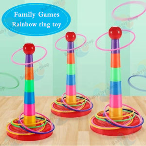 Children's Rainbow Throwing Circle: Fun & Educational Outdoor Sports Toy