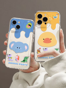Vivo S18 Series Womens Full Cover Anti-Fall Silicone Phone Case Transparent Shockproof Cute Creative Cartoon Design Eco-Friendly