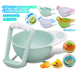 ชุดบดอาหารเด็ก 10 ปริมาณ ถ้วยบดอาหาร ชุดบดอาหารทารก ฟรีช้อนบด ปลอดภัยกับเด็ก