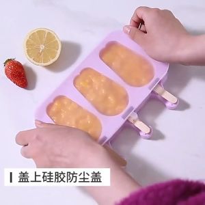 Ice Lolly Bar Cartoon Popsicle Molds DIY Home Made Ice Cream Mold Jelly Pop Frozen Moulds Summer