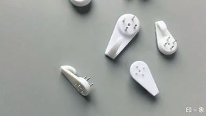 Hanging Hook Cement Nail Invisible Seamless Plastic Handy Hard-Wall Nail Wall Mount Photo Picture Frame (1 PC)