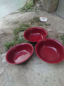 mangkok Nara 3pcs bahan plastik tebal