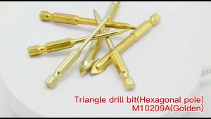 6pcs Set 1/4 Upgraded Mirror Glass Ceramics Tiles Mosaic  Tungsten Carbide Alloy Drill Bit Titanium Drilling Hex Shank