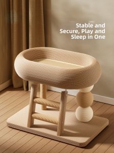 7o | Scratch Resistant No Shedding Multi Purpose Cat Scratching Board and Bed Toy
