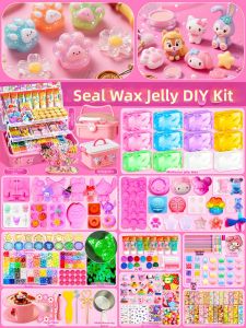 Relaxing DIY Set Stress Relief Squishy Playset Wax Seal