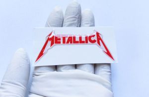 Metallica sticker Motor Mobil timbul 3D