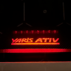 สติกเกอร์เคฟล่าติดไฟเบรครถ Toyota Yaris Ativ รุ่นปี 2022-ปัจจุบัน [ โตโยต้า ยาริส เอทีฟ ]