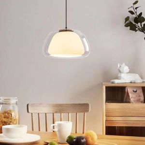 Jelly Glass Pendant Light Hanging Lamp Bedroom Living Room Dining Nordic Modern Creative Minimalist Led Decorative Chandelier Light Ceiling