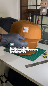 RCKLS. - Polo Cap | Topi Pria move caramel Visor Pendek