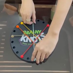 Rope Knots Challenge Chess Board Game for Kids Parent Child Interactive Table Games Toys Puzzle Toy