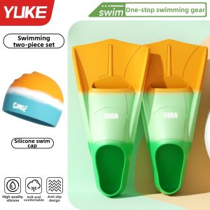 YUKE | Professional Training Childrens Silicone Swimming Fins