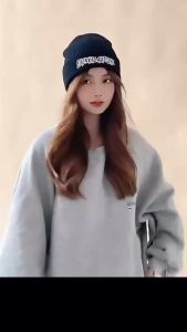 หมวกไหมพรม หมวกบินนี่ หมวกกันหนาวปักลาย เนื้อผ้าดี ใส่เท่ห์ สไตล์เกาหลี ฮิพฮ็อพ ใส่ได้ทั้งชาย/หญิง