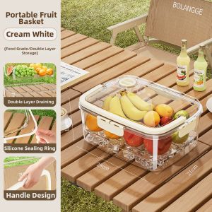 Food-grade Transparent Picnic Lunch Box