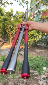 CẦN CÂU BIỂN CÂU LURE IKADA MÁY ĐỨNG CẦN ĐÁU NGỌN TRONG THÂN NGỌN ĐẶC DẺO TẢI TĨNH 2.5KG