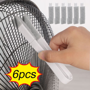 6pcs Replacement Cleaning Heads Set Window Blind Specific Cleaning Tool for Air Conditioner Vent Space Gap Crack Cleaning Brush for Curtains Blinds Shutters