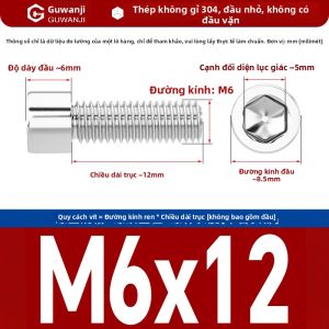 GUWANJI | Vít Inox Lục Giác Không Chuẩn