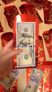 Combo 5 bao lì xì tết - bao lì xì cao cấp ép nhũ kim 3D sang trọng chữ Xuân Phúc Lộc - có sẵn tại HCM