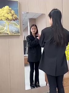 【1-3 Days Delivery】30cm*120cm HD Body Mirror Acrylic Mirror Full Body Mirror Paste Wall Mirror Hang Mirror Light Weight Explosion