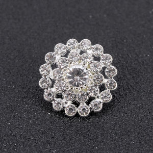 Nút Kim Loại Thêu Thủ Công Cao Cấp Trang Trí Đá Rhinestone Cho Áo Len Và Vest Nút Trang Trí Toàn Bộ Cho Đồ Thủ Công DIY