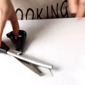 Sewing Scissors Zig Zag Dressmaking Shear Tailor Scissors Triangle Tooth Sewing Scissor Hand DIY Sewing Tool