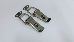 Lẫy móc hòm  móc khoá mỏ vịt khoá lật lẫy inox loại lớn 127mm  Chốt Chuyển Đổi Lò Xo Bằng Thép Không Gỉ Chốt Bắt Cho Hộp Khóa Ngực