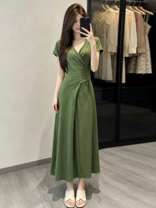 NIUVIES | Đầm Dài Ôm Body Cổ V Đẹp